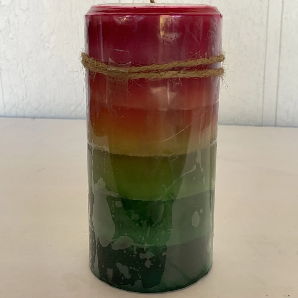 Pier 1 Citronella Pillar Candle NWT